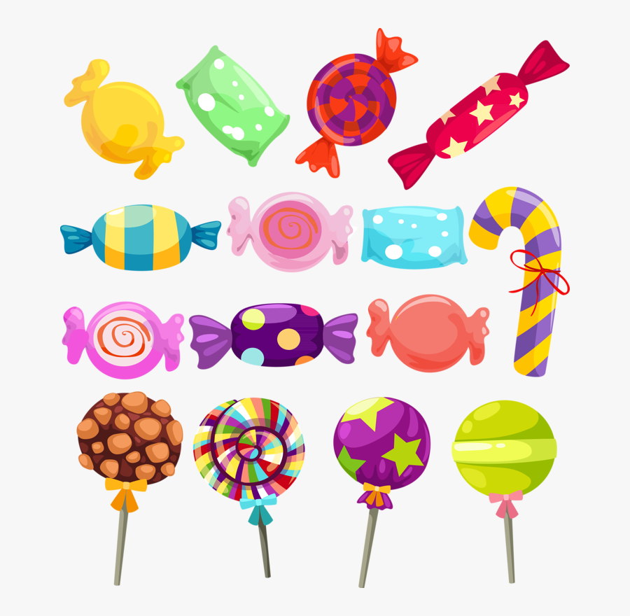 Gingerbread Clipart Candyland - Candies Illustration, Transparent Clipart