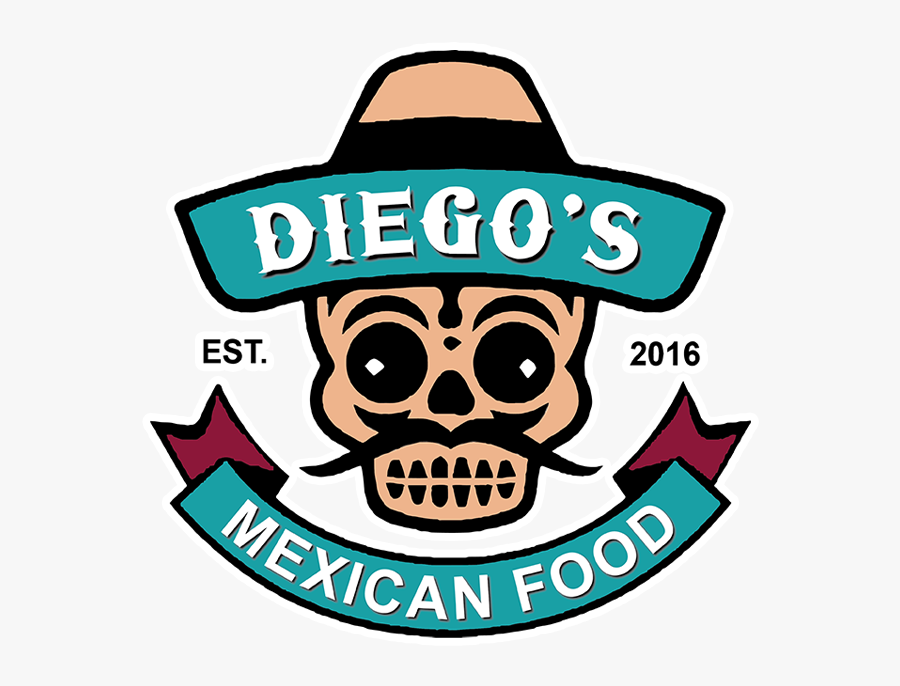 Diegos Mexican Food - Awesome Mexican Logo, Transparent Clipart