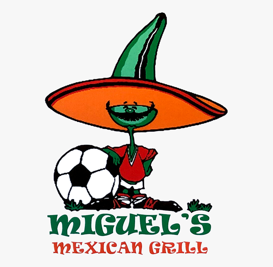 Miguel"s Mexican Grill Logo - World Cup Mascot Pique, Transparent Clipart
