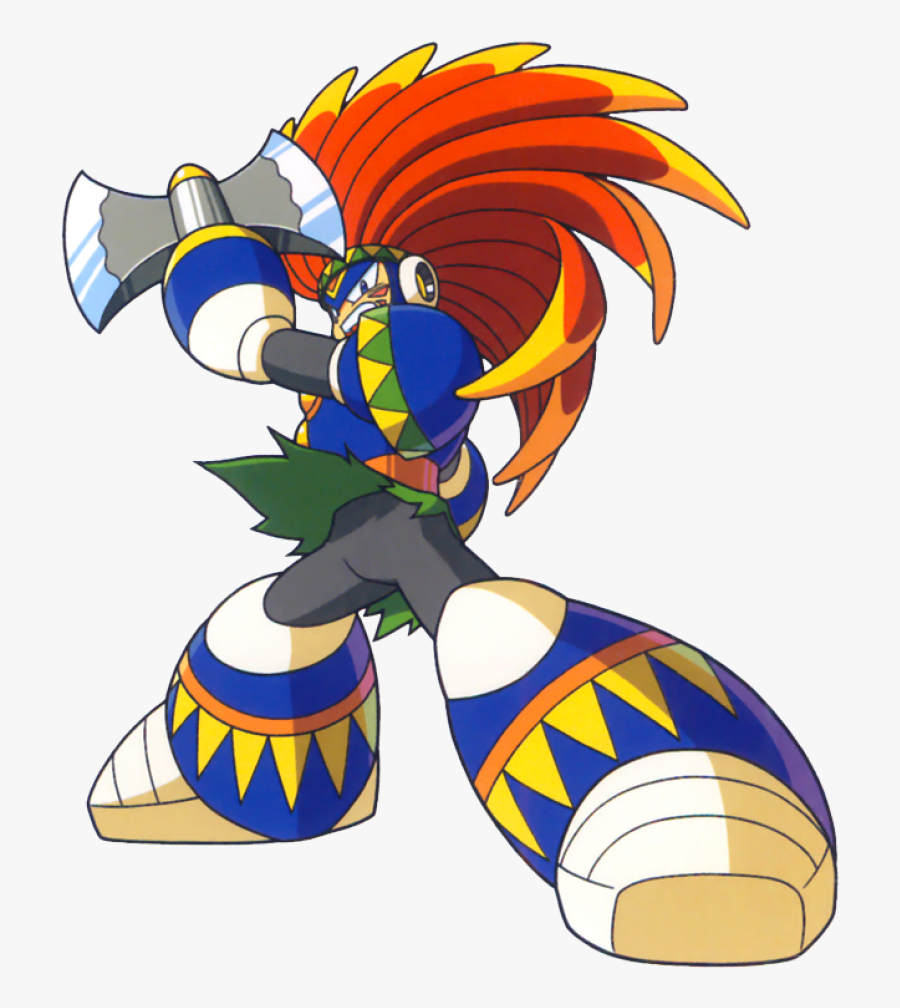 Mega Man Tomahawk Man, Transparent Clipart