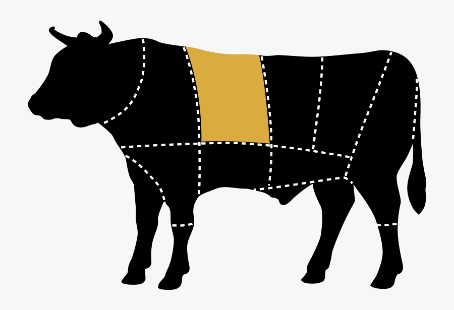 The Fully-frenched Rib Bone Defines This Statement - New York Manhattan Cut, Transparent Clipart