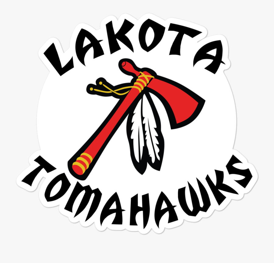 Lakota Tomahawks Sticker"
 Class="lazy, Transparent Clipart