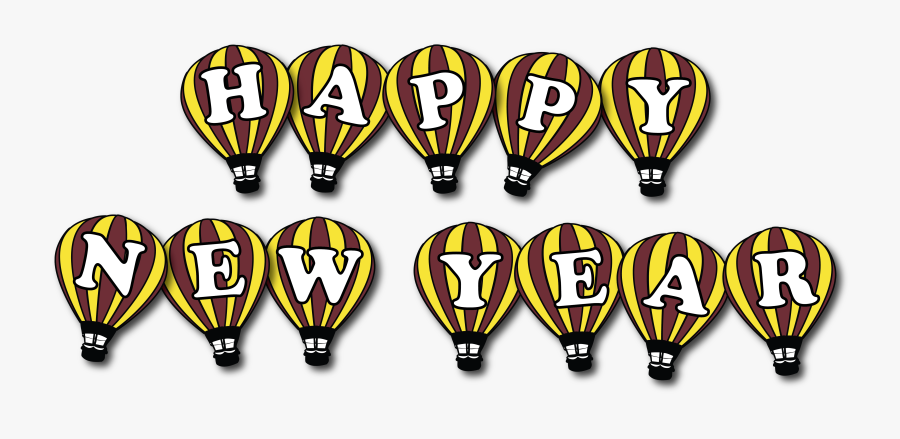 New Year Party Png Logo, Transparent Clipart