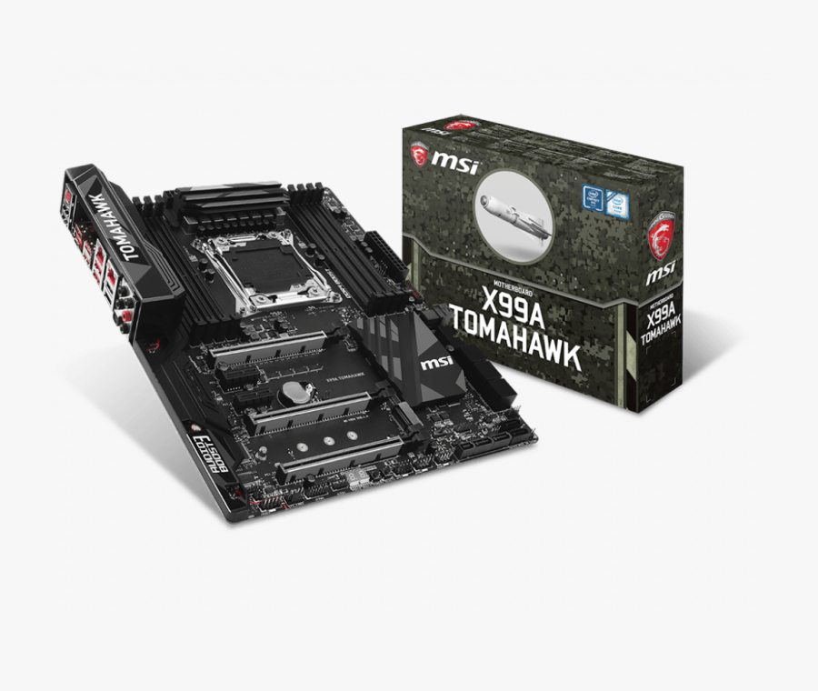 Msi X99a Tomahawk Intel X99, Transparent Clipart