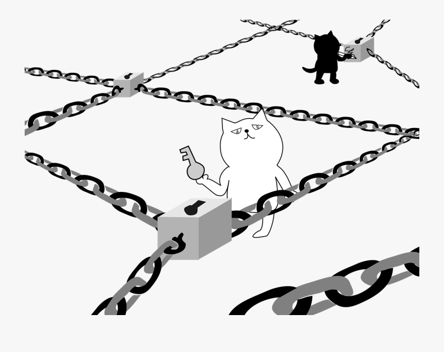 Block Chain - Cat Blockchain, Transparent Clipart