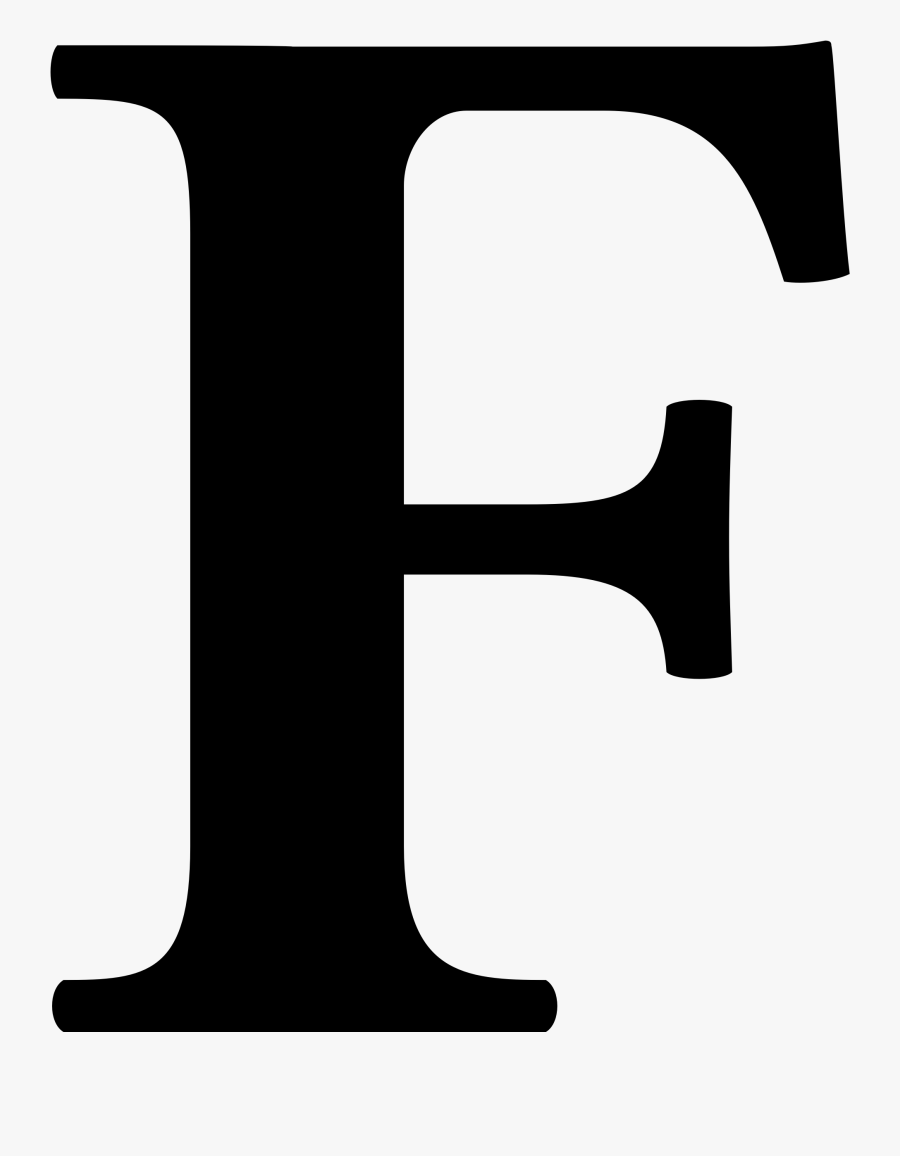 Clip Art F Font - F Font Png, Transparent Clipart