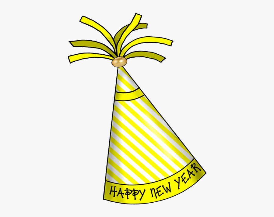 Party Hat New Year Hats Transparent Png - Happy New Year Hat Clipart, Transparent Clipart