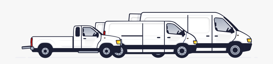 Lugg Truck Sizes, Transparent Clipart