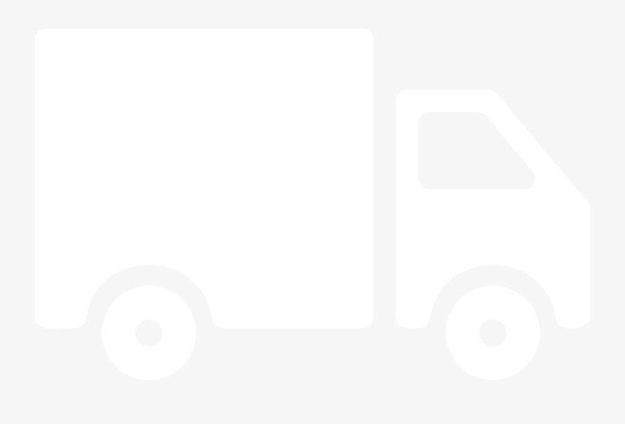 Transportation Image - White Moving Truck Icon, Transparent Clipart