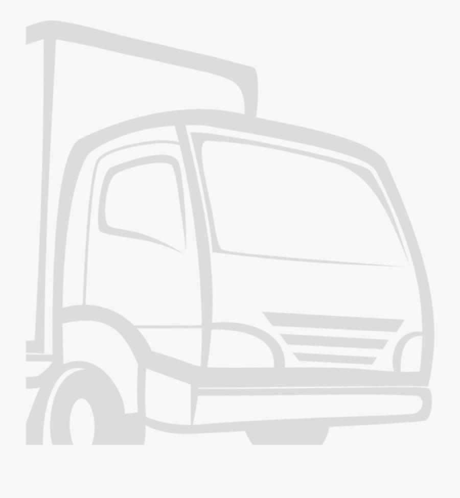 Moving Truck - Compact Van, Transparent Clipart