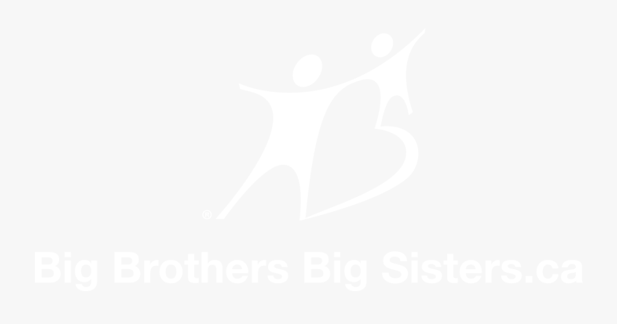 Big Brothers And Sisters White Logo Png, Transparent Clipart