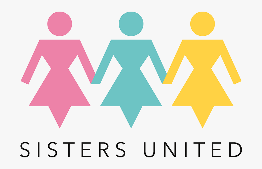 Sisters Clipart Black And White, Transparent Clipart