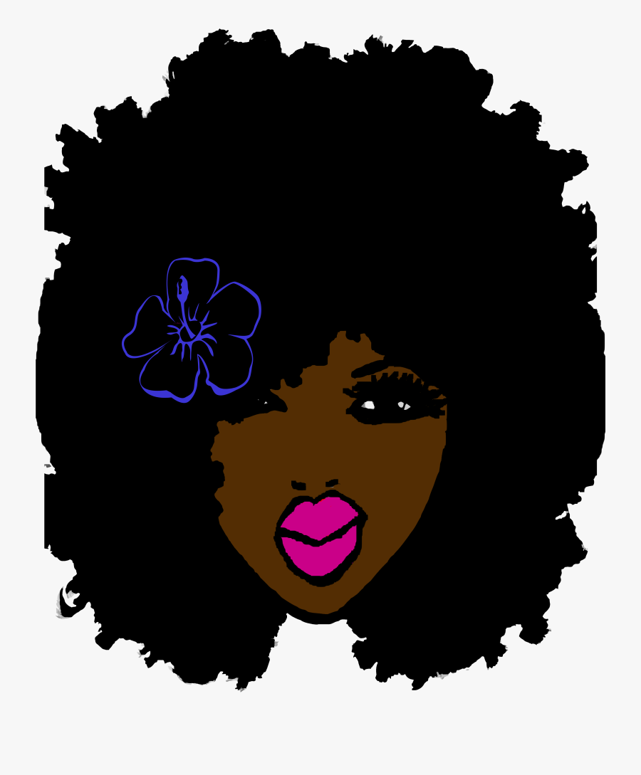 Black Woman With Afro Clipart , Free Transparent Clipart - ClipartKey
