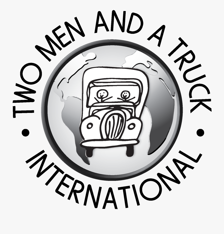 Two Men And A Truck Logo - Two Men And A Truck, Transparent Clipart