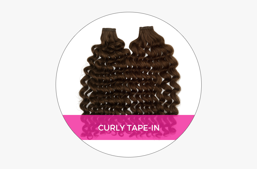 Glam Seamless Curly Tape, Transparent Clipart