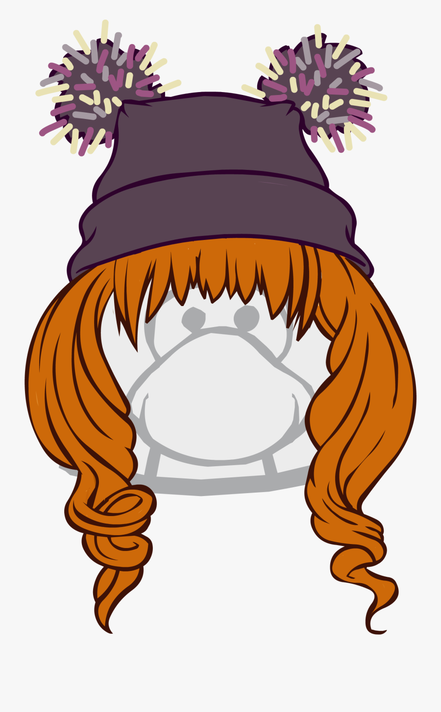 The Snap Club Penguin - Peinados Mujer Club Penguin, Transparent Clipart
