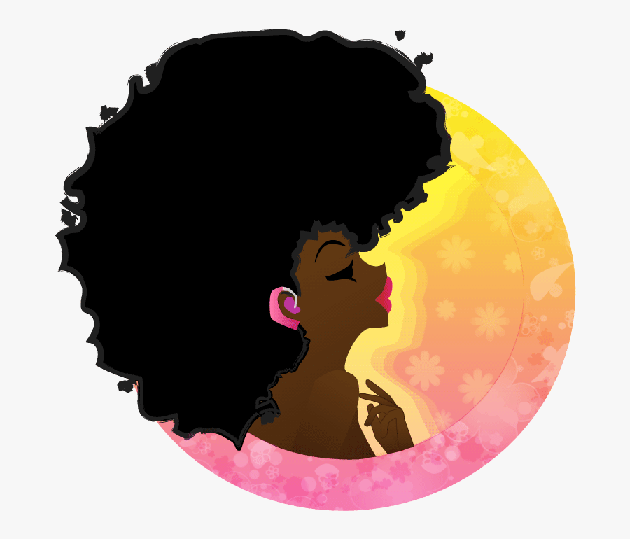 Deaf Black Pride Women - Natural Hair Png Black Woman, Transparent Clipart