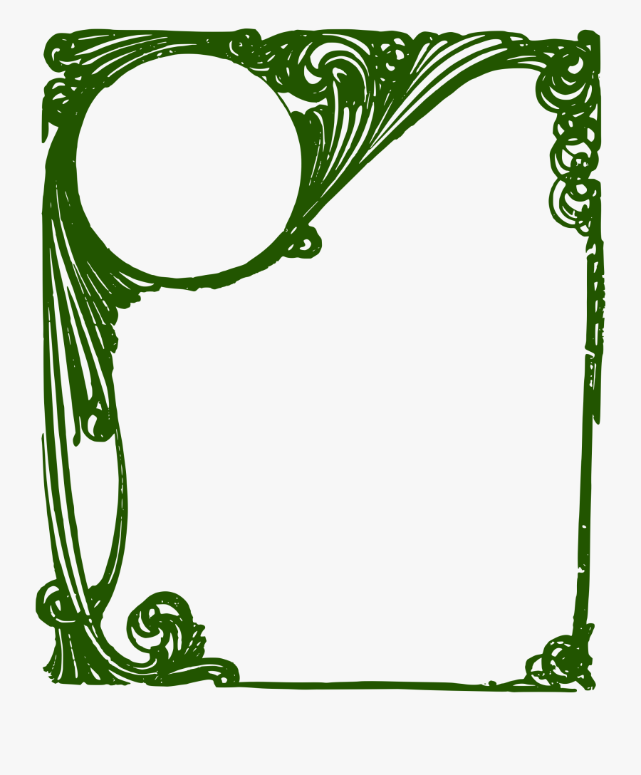 Green Clip Arts - Frame Png Transparent Green, Transparent Clipart