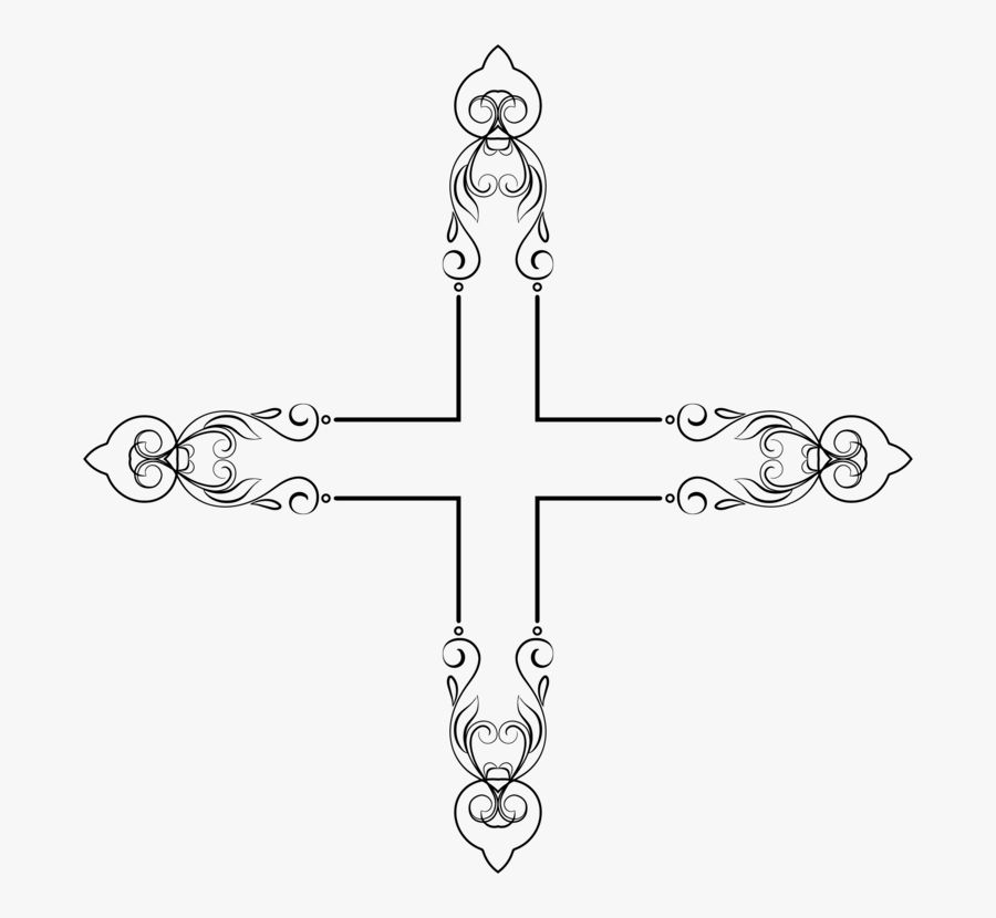 Line Art,angle,symmetry - Elegant Flourish Frame, Transparent Clipart