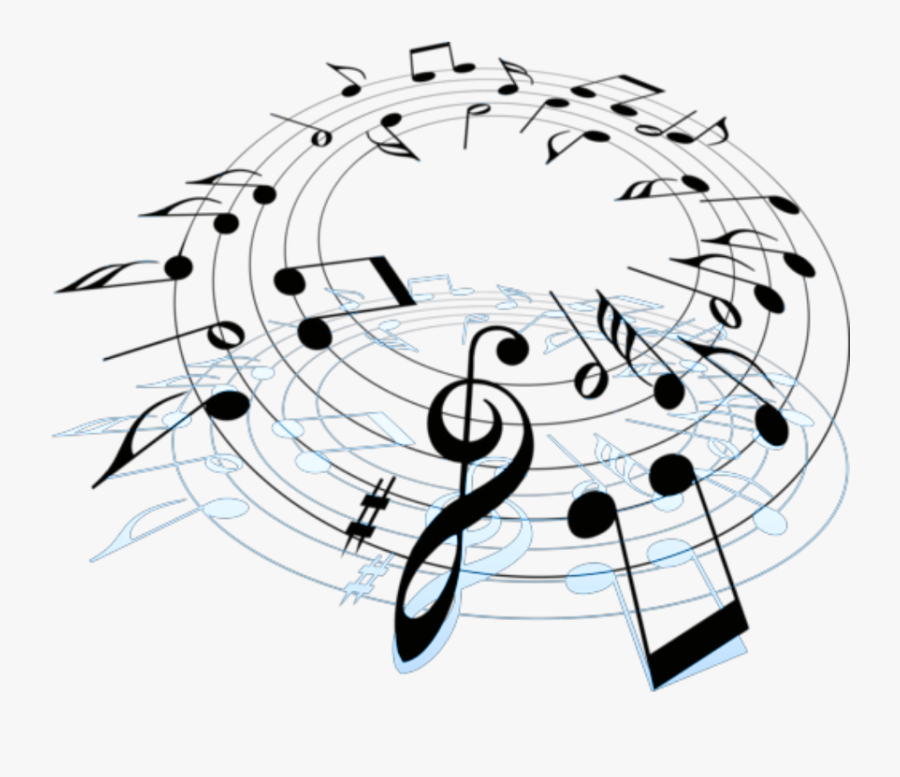 #mq #note #notes #music #playing #swirl #swirls - Music Clip Art, Transparent Clipart