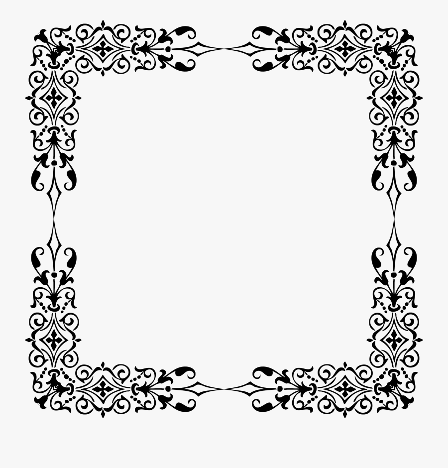 Transparent Border Frame Victorian - Victorian Vintage Frame Png, Transparent Clipart