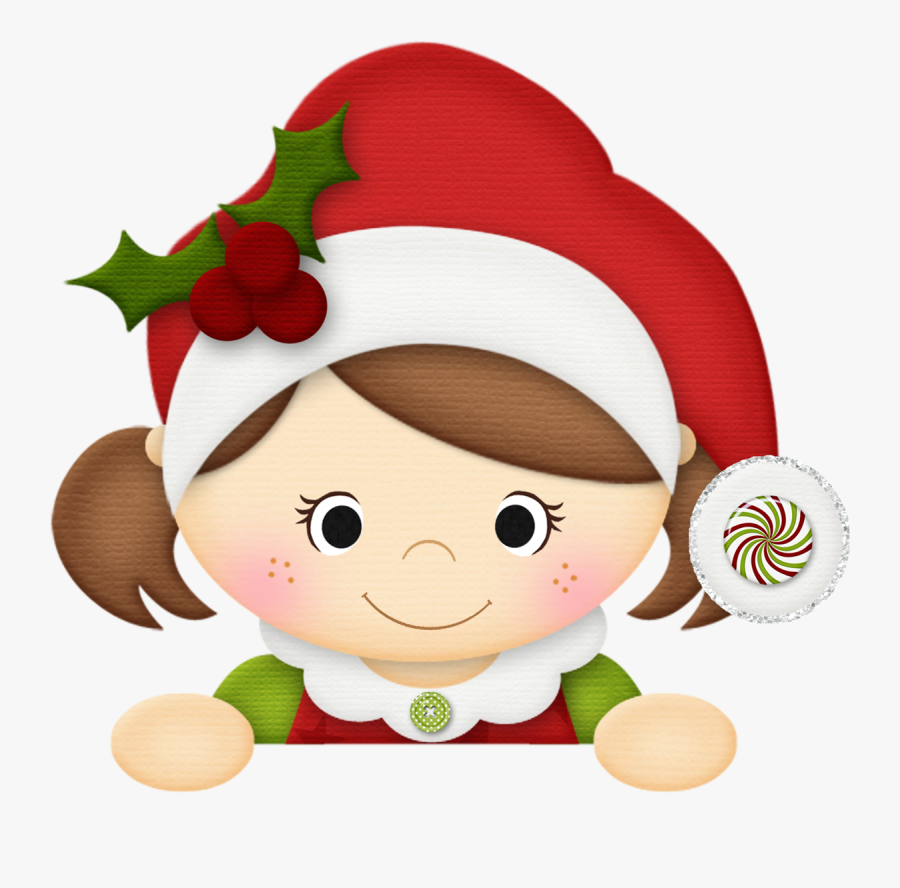 Winter Clipart, Christmas Clipart, Christmas Elf, Christmas - Christmas Girl Clipart, Transparent Clipart