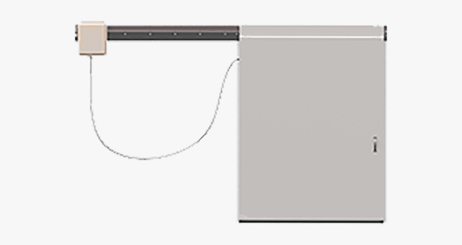 Sliding Single Door Industrial, Transparent Clipart