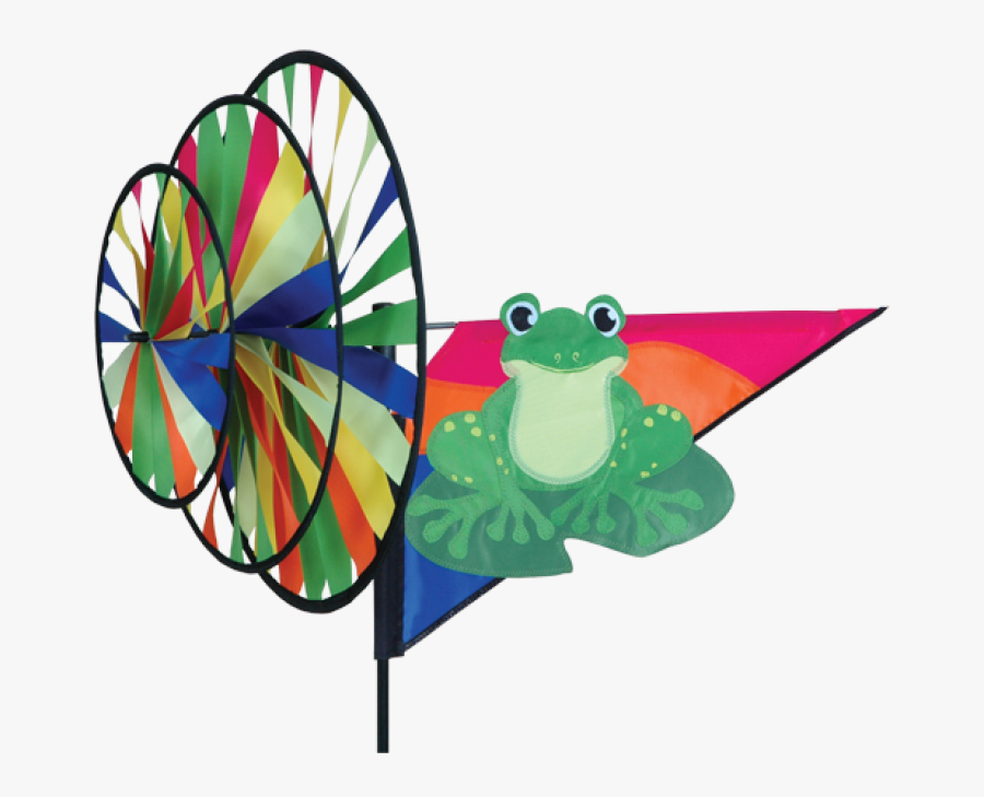 Image Of Triple Wheel Green Frog Spinner - Premier, Transparent Clipart