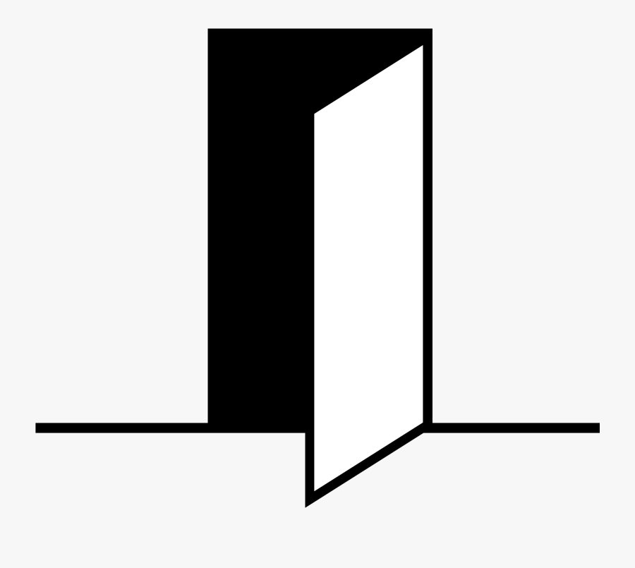 Open Door Icon Vector Png Clipart , Png Download - Open Door Icon Vector Png, Transparent Clipart