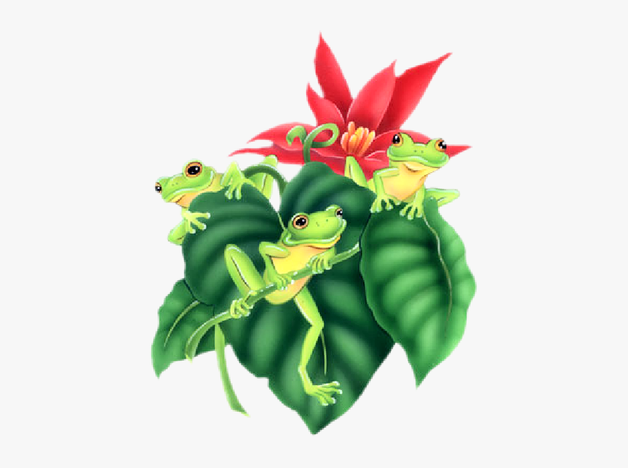 Familia Sapo Comiendo Animado, Transparent Clipart