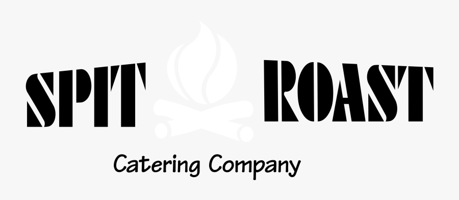 Spit Roast Catering Co Logo Black And White, Transparent Clipart
