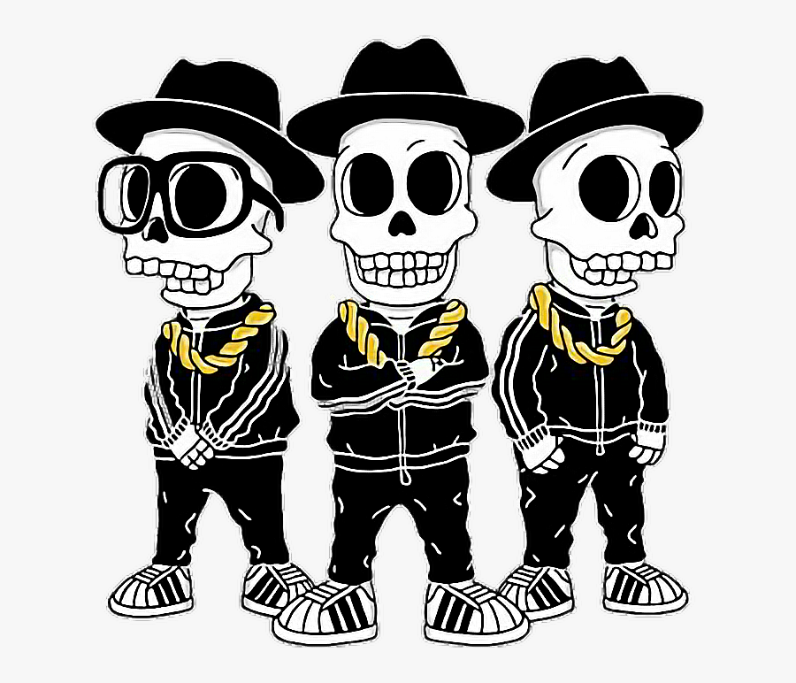 #rundmc #skeletons #hiphop - Run-d.m.c., Transparent Clipart