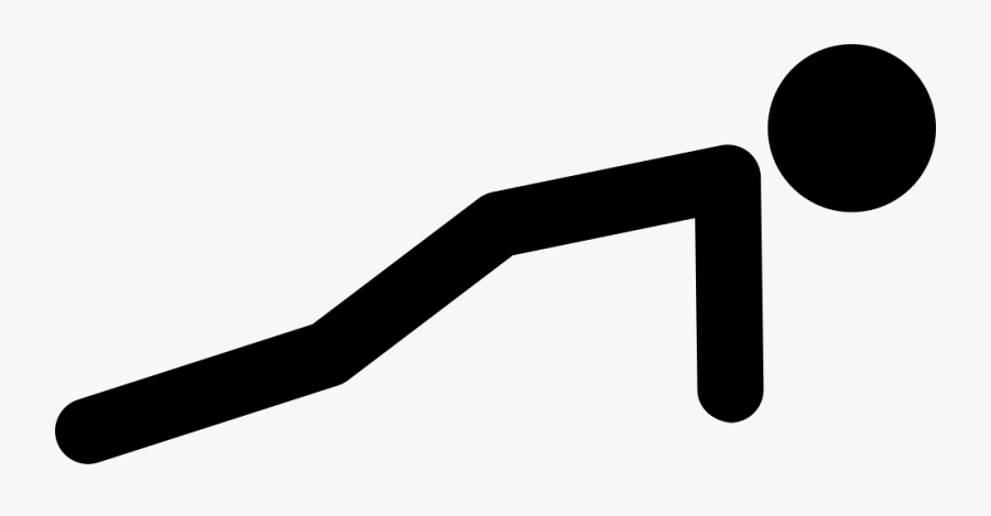 Stick Man Variant Doing - Stickman Doing Push Ups, Transparent Clipart