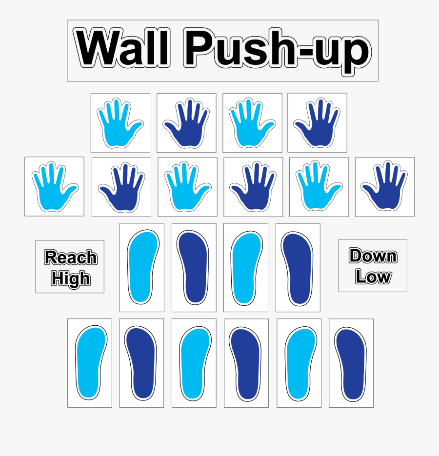 Sensory Wall Push Ups, Transparent Clipart
