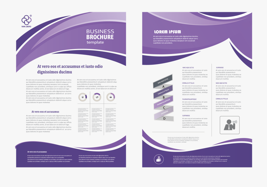 Clip Art Brochure Fashion Business Single - Front Page Catalogue Design, Transparent Clipart