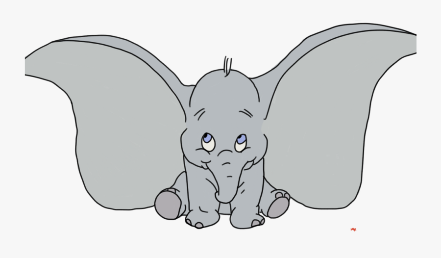 Quick Dumbo Drawing - Dumbo The Elephant Drawing, Transparent Clipart