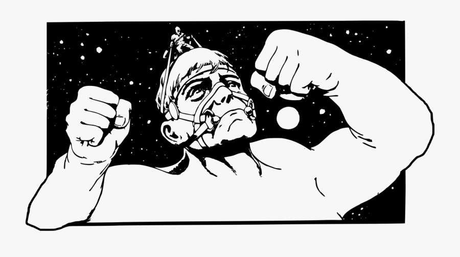 Strong Man Control - Clip Art, Transparent Clipart