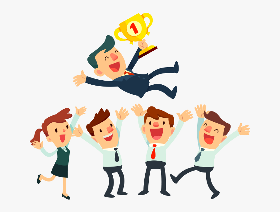 Graphic To Illusrate Fynamics Can Replace Staff Turnaround - Cartoon Happy Employee Png, Transparent Clipart