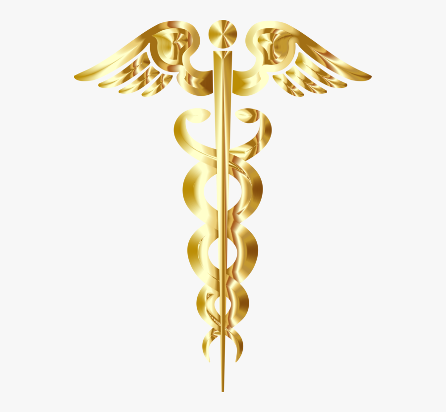 Symbol,staff Of Hermes,caduceus As A Symbol Of Medicine - Medical Snake Logo Png Gold, Transparent Clipart
