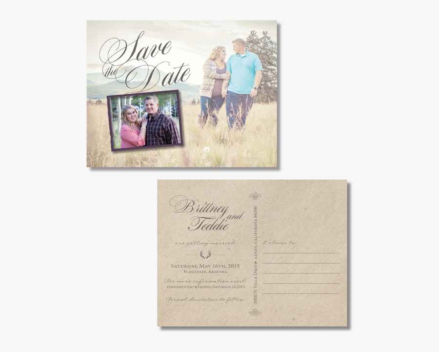 Transparent Save The Date Png - Picture Frame, Transparent Clipart