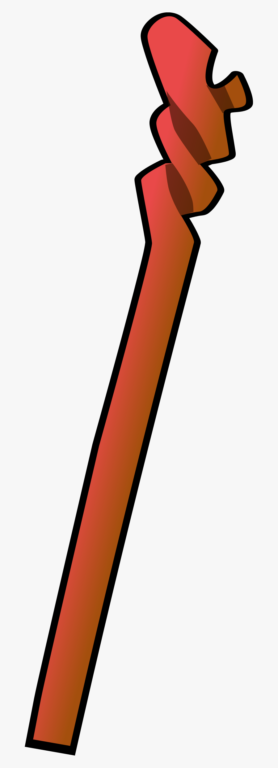 Short Magical Staff Clip Arts - Free Clip Art Staff, Transparent Clipart