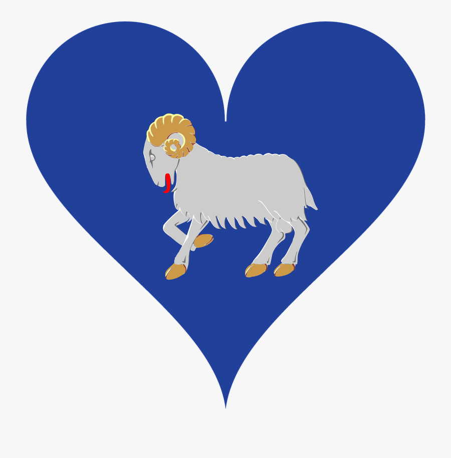 Island, Färöer, Sheep"s Islands, Love, Heart - Coat Of Arms Of The Faroe Islands, Transparent Clipart