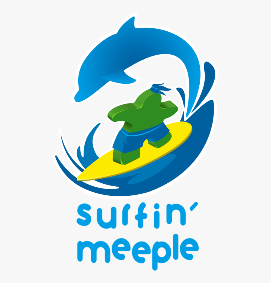 Surfin Meeples Clipart , Png Download - Surfin Meeple, Transparent Clipart