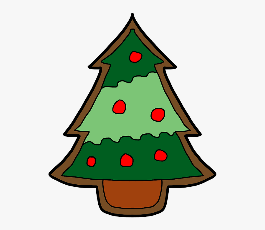 Pictures Of Cartoon Christmas Trees 12, Buy Clip Art - Galleta De Jengibre Navideña, Transparent Clipart