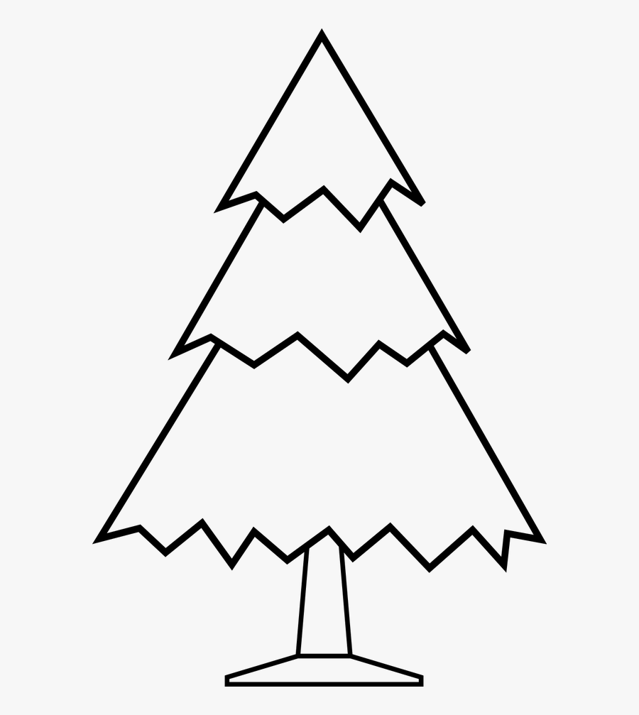 Christmas Tree Clipart - Christmas Tree Clipart Drawing, Transparent Clipart