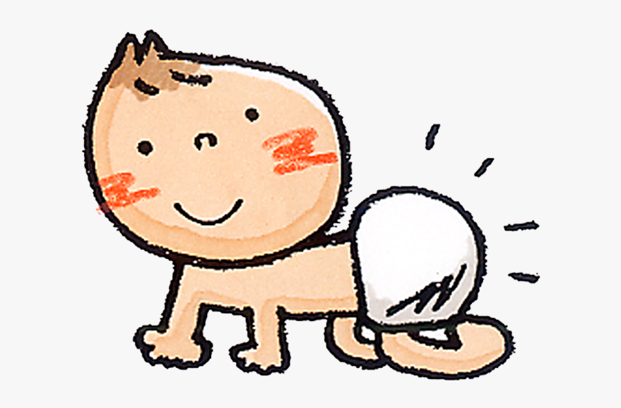 681 X 516 - Diapers Cartoon, Transparent Clipart