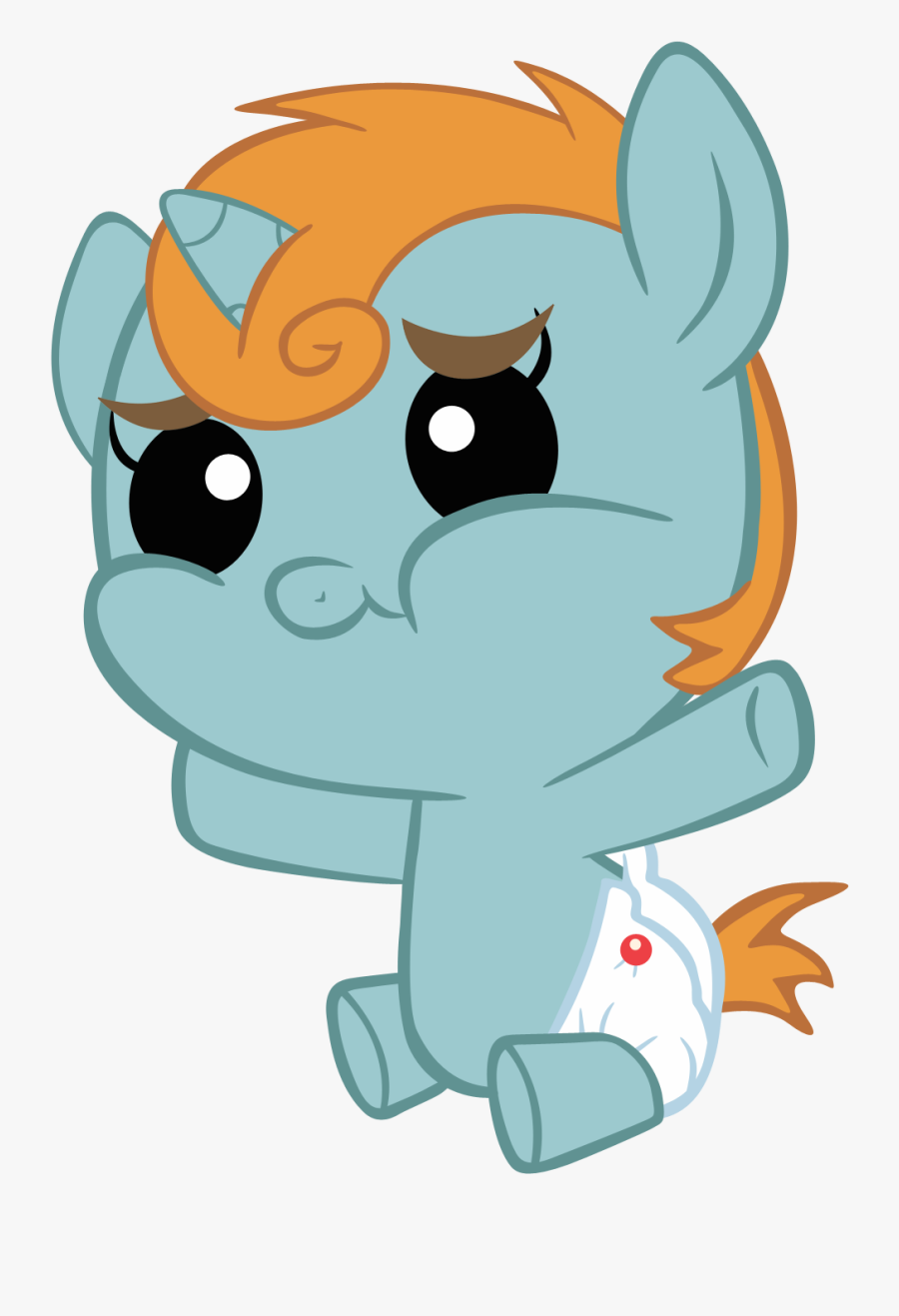 Cool77778, Baby, Baby Pony, Diaper, Foal, Pony, Safe, - My Little Pony Snips Baby, Transparent Clipart