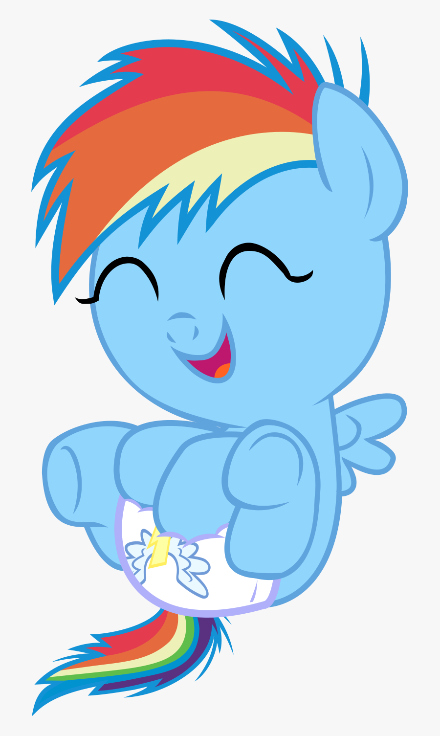 Artist Needed Baby - Rainbow Dash Has Baby, Transparent Clipart