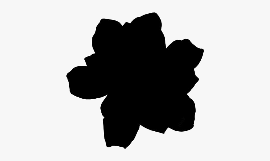 Gardenia Flower Png Transparent Images - Silhouette, Transparent Clipart