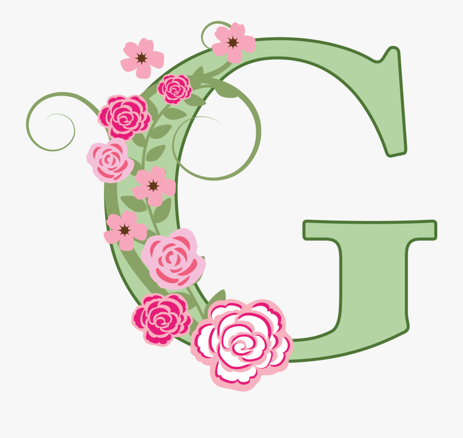 Letters Clipart Floral - Floral Alphabet Letter U Transparent Suzie Scents, Transparent Clipart